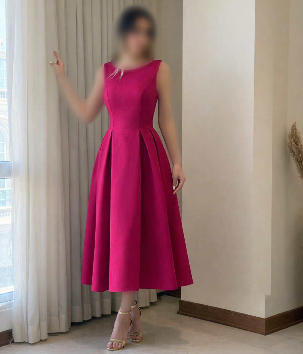پیراهن میدی کد 4030